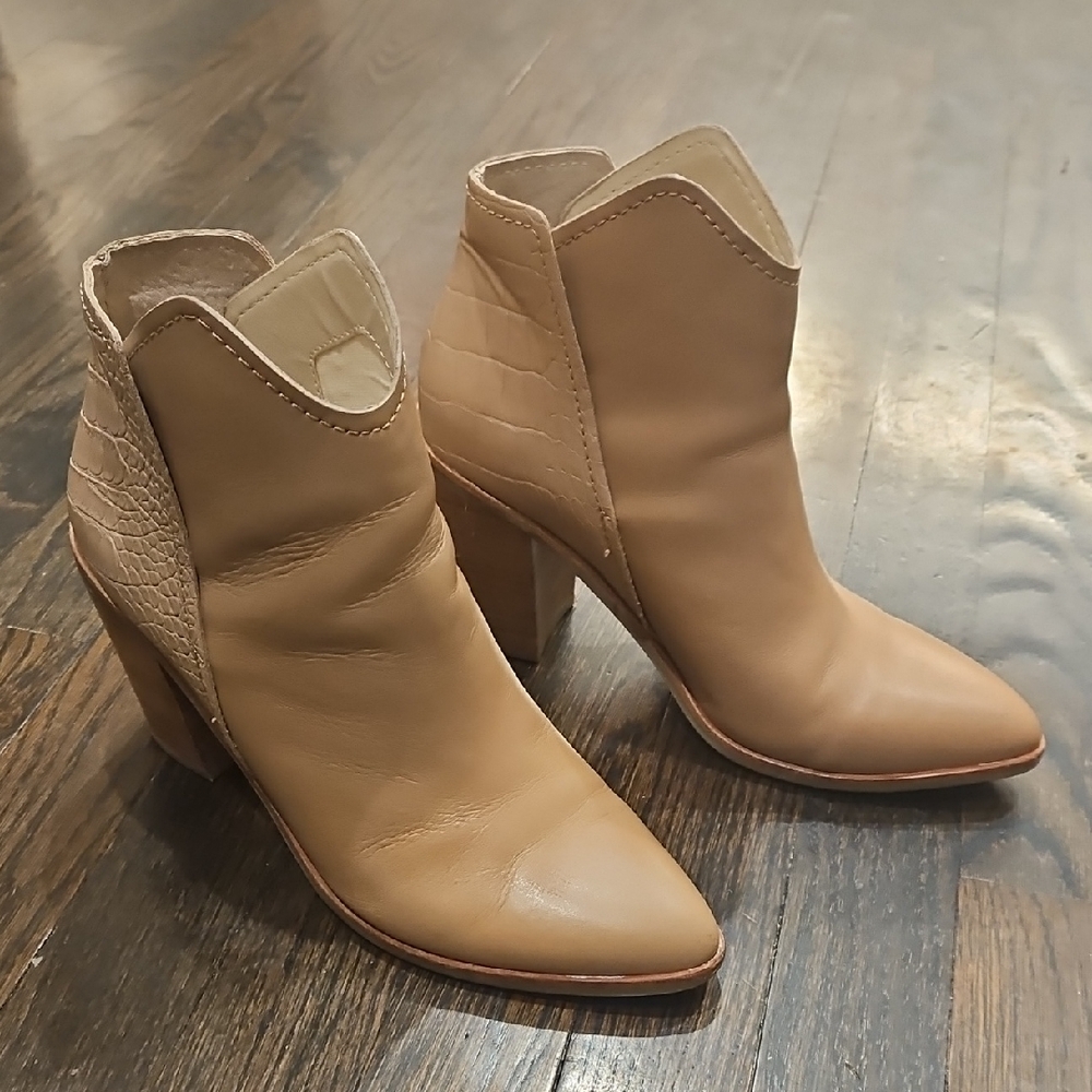 Dolce Vita Camel Ankle Booties